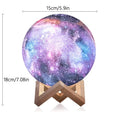 Lámpara Luna 3D LED 16 Colores con Base 🌙✨ | Magia en tu Hogar