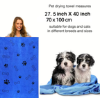 Toalla de Microfibra con Estampado de Mascotas 🐾💧 | Para Toda la Familia