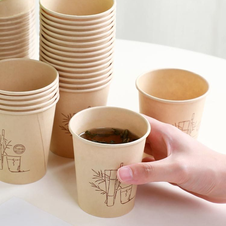 Vasos de Café de Bambú Eco ☕🌿 | Pack 50 Unidades