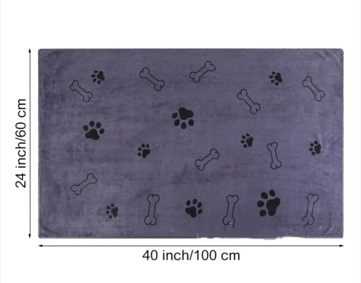 Toalla de Microfibra con Estampado de Mascotas 🐾💧 | Para Toda la Familia