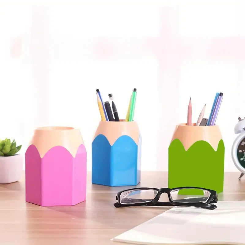 Porta Lápices de Escritorio Adorable 🎨✏️ | Organiza con Estilo