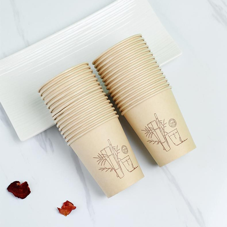 Vasos de Café de Bambú Eco ☕🌿 | Pack 50 Unidades