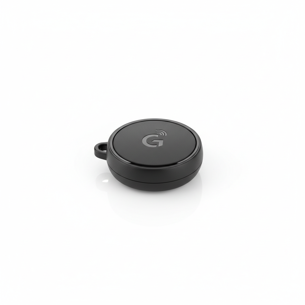 Localizador Bluetooth Anti-Pérdida Compacto en color negro