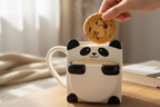 Taza Panda con Galleta 🐼☕ | Taza Ilustrada Familiar