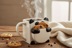 Taza Panda con Galleta 🐼☕ | Taza Ilustrada Familiar